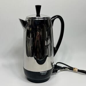Farberware Superfast Electric Percolator Automatic Coffee Pot 12 Cup FCP 412